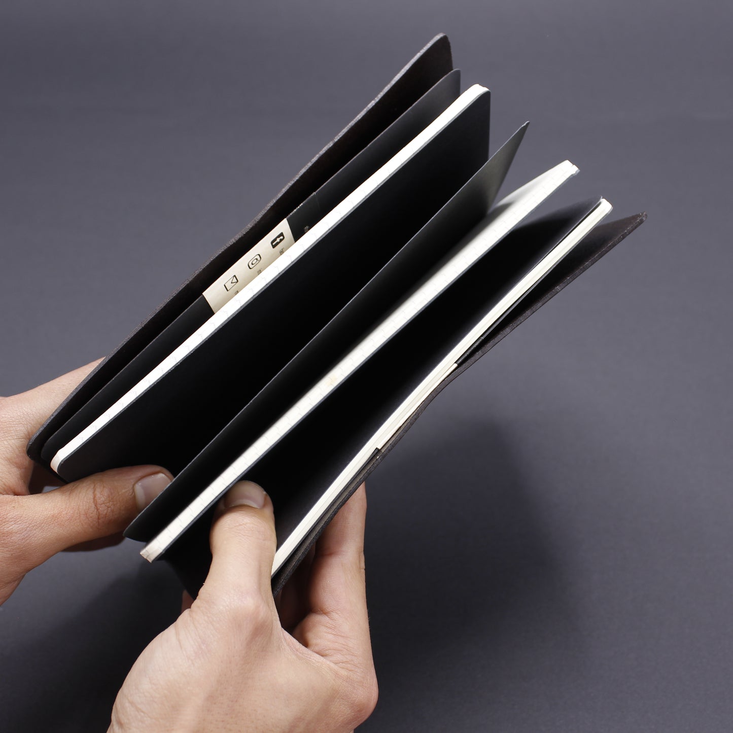 Leather Notebook Black