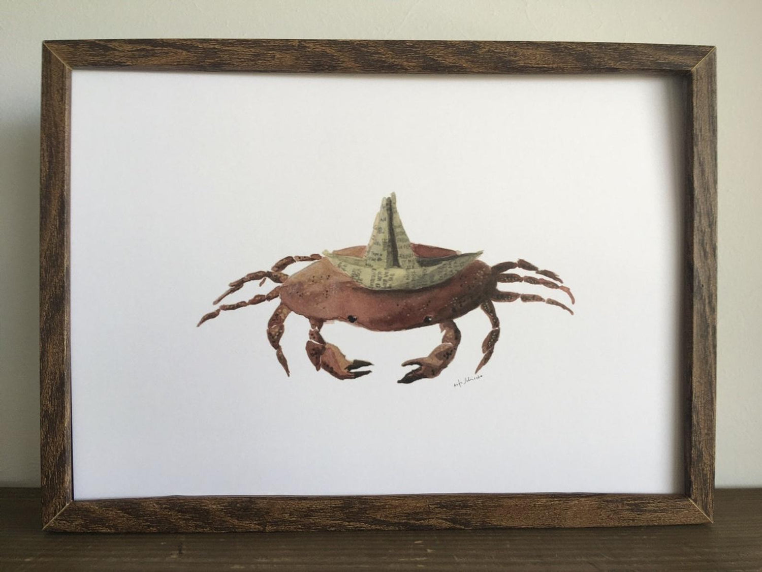 ilustração de um marinheiro caranguejo