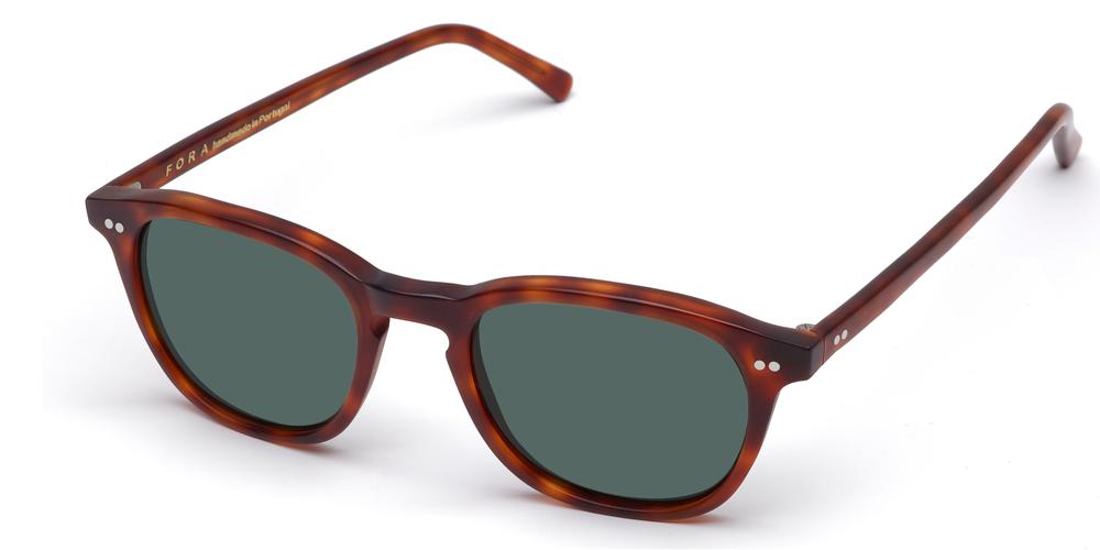 óculos sol Hero Dark Brown da marca FORA handmade in Portugal